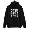 2 To 7 Triple Draw Poker Hoodie-Black