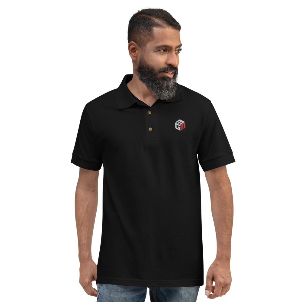 Mixed Games Movement Embroidered Poker Polo Shirt
