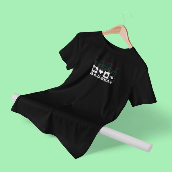 4 colour BadBeat Poker T-Shirt
