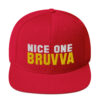 Nice-One-Bruvva-Snapback-Cap-Red