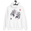 Enchanted Queen Poker Hoodie-White