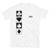 Four Suits Poker T-Shirt-White