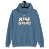 Rise and Grind Poker Hoodie-Indigo Blue