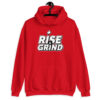Rise and Grind Poker Hoodie-Red