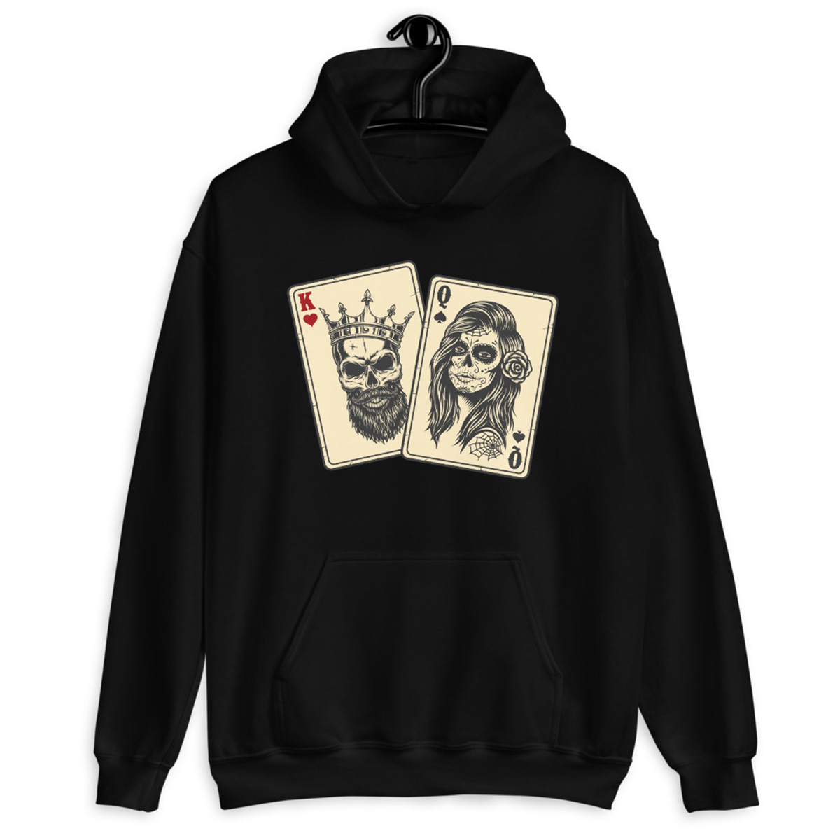 King and Queen of Twitch Hoodie Black
