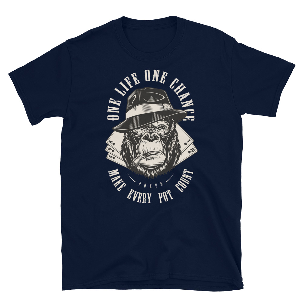 Make Every Pot Count Poker T-Shirt-Navy