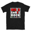 Mixed Games Rock Poker-T-Shirt-Black