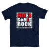 Mixed Games Rock Poker-T-Shirt-Navy