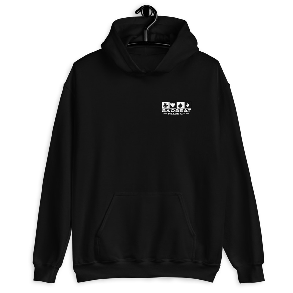 Heads Up Battle Poker Hoodie - BadBeat Clothing