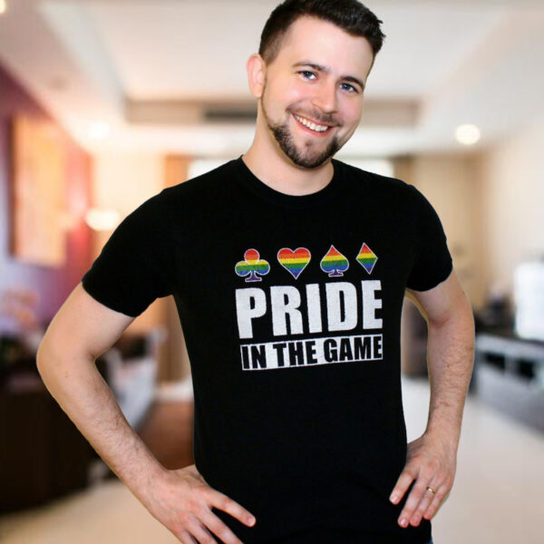 Pride in the game poker t-shirt