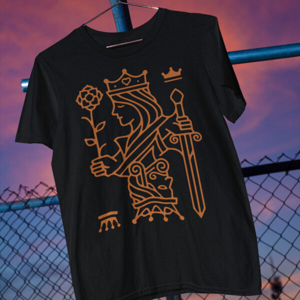 Queens Top Kings Poker T-Shirt
