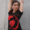 Black widow Poker T-Shirt Mockup