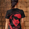 Black widow Poker T-Shirt Mockup Back