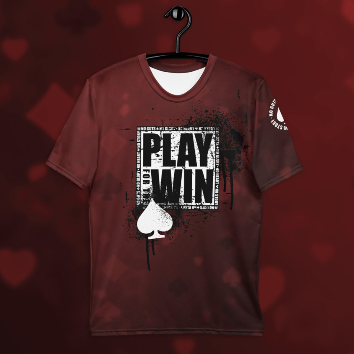 No Guts No Glory Poker T-Shirt on hanger