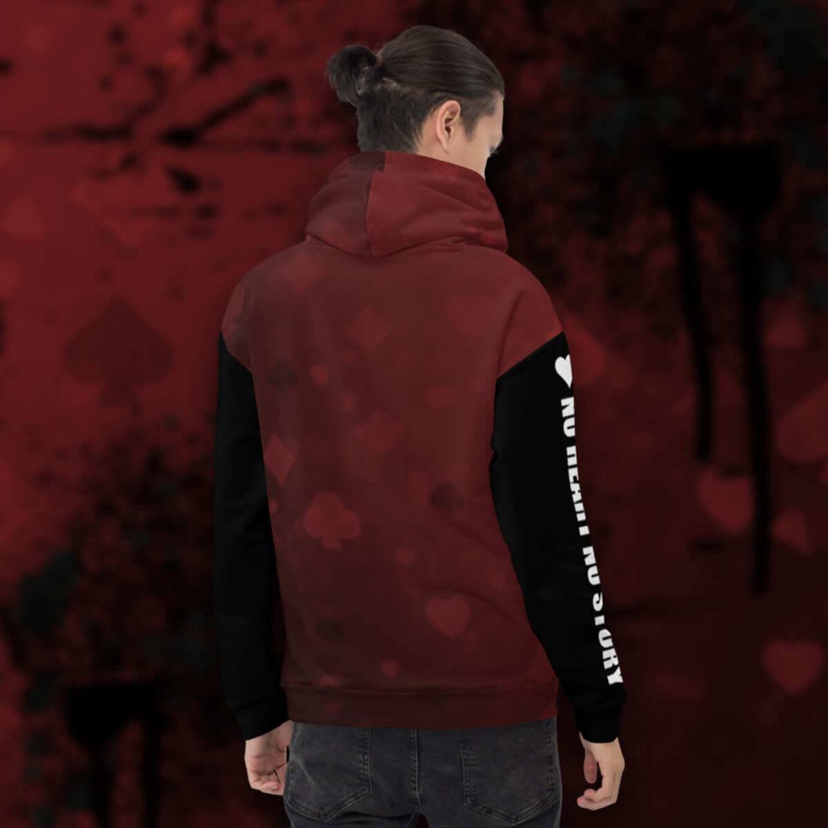 Play For The Win Poker Hoodie - Back