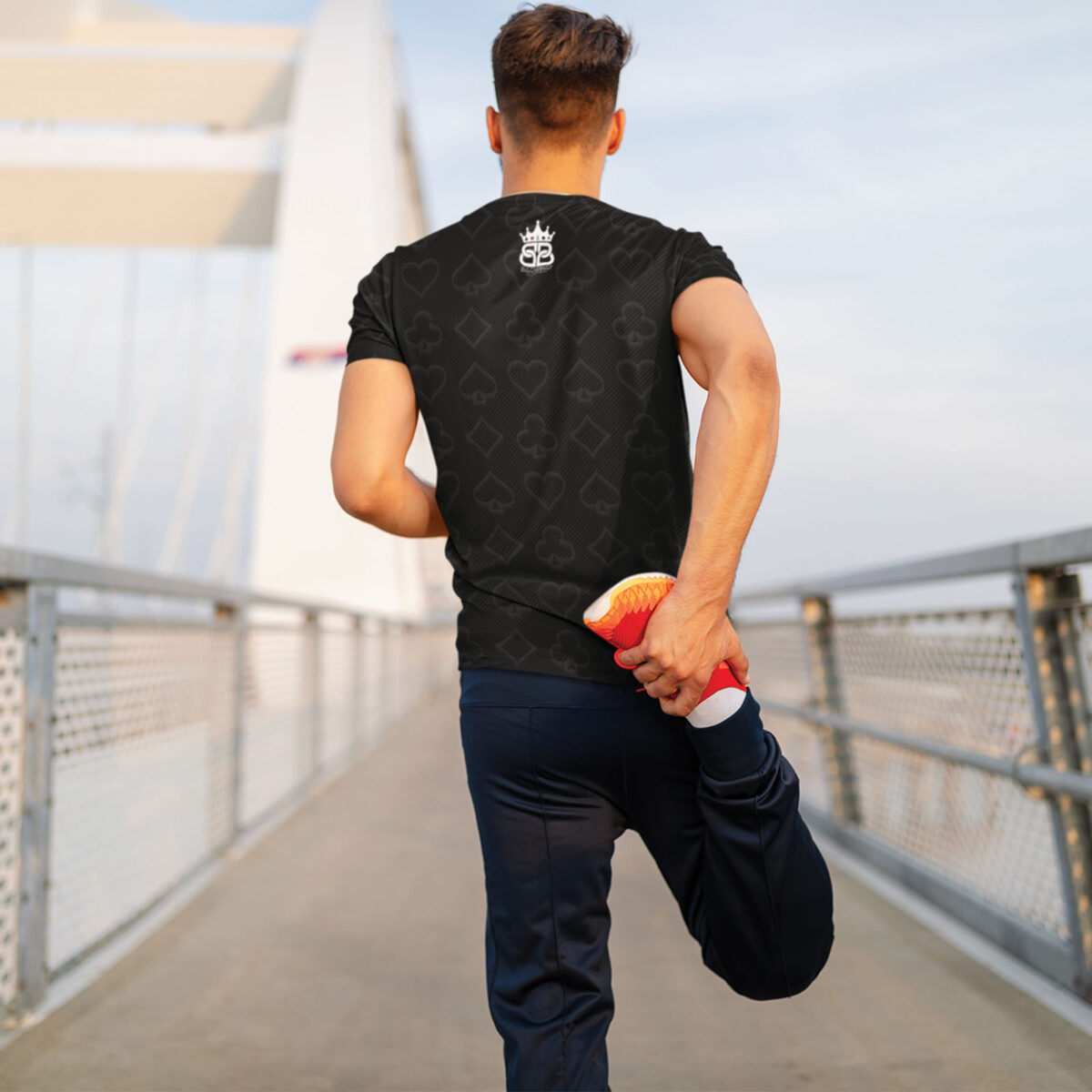 Suited and Booted Poker T-Shirt Back