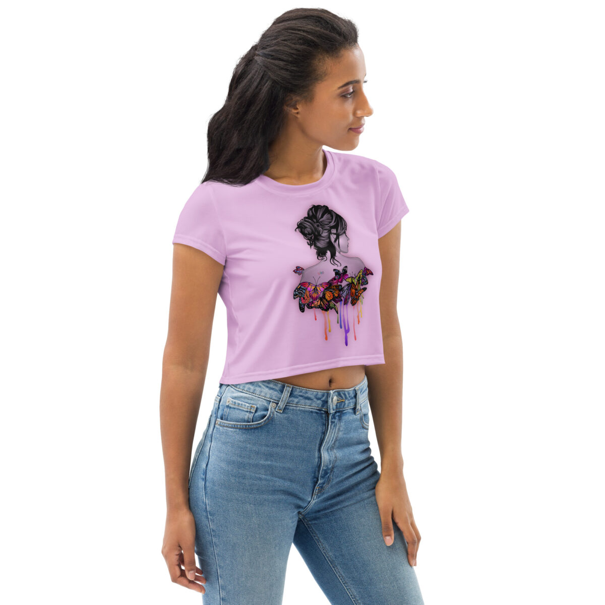 Blossom In the Hand of Life Crop Tee