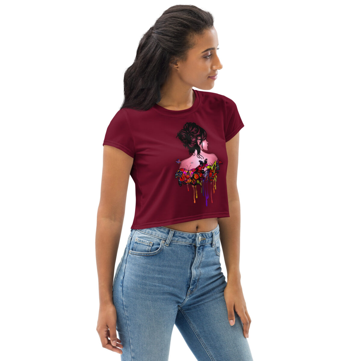 Blossom In the Hand of Life Crop Tee