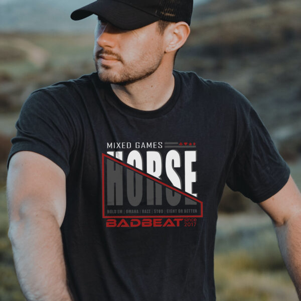 horse poker t-shirt